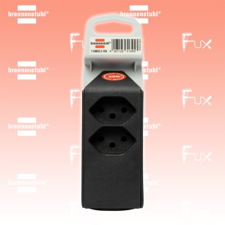 Brennenstuhl cleverLINE Abzweigstecker 2+1 fach schwarz, drehbar bis 300°